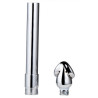 CleanHole Embout de lavement anal Chromium 14 x 3cm